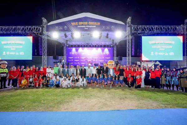 Meram yaz spor okulları için coşkulu final