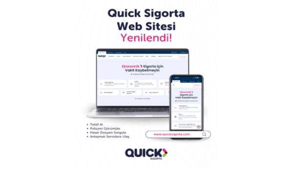 Quick Sigorta web sitesini yeniledi