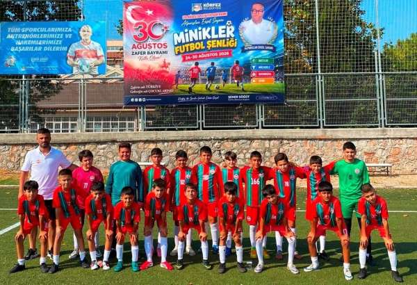 Körfez'de vefat eden saha komiseri Sayarı anısına minikler futbol şenliği