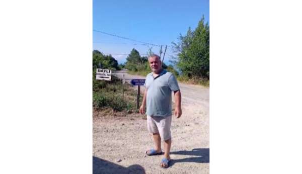 Sinop'ta 27 yıldır yapılmayan şehitlik yolu için yetkililere çağrı
