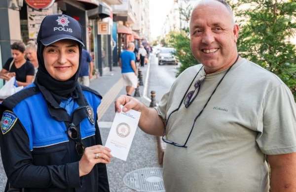 Sinop'ta polis, vatandaşları bilgilendirdi