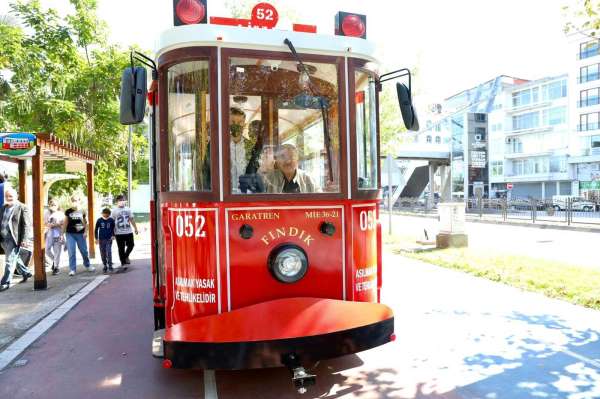 Ordu'da nostaljik tramvay keyfi