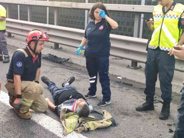 Yavuz Sultan Selim Köprüsü'nde kaza: 2 yaralı
