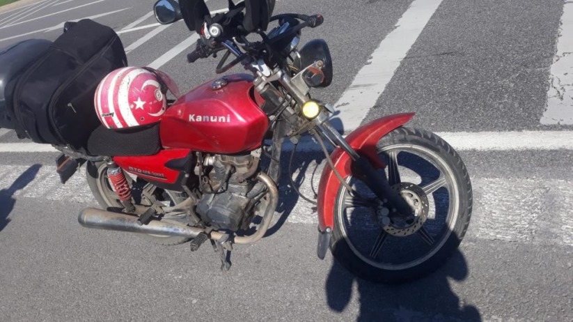 Samsun'da lastiği patlayan motosiklet kaza yaptı: 2 yaralı