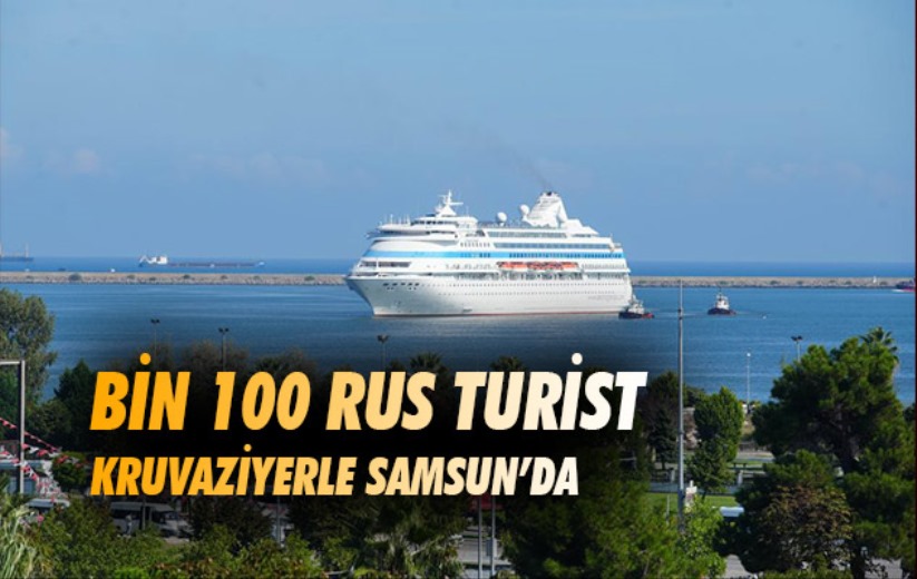 Bin 100 Rus turist kruvaziyerle Samsun'a geldi