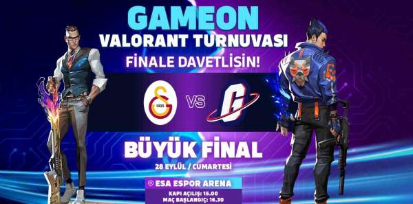 Galatasaray Espor - Galakticos GAMEON VALORANT Turnuvası'nda karşı karşıya gelecek