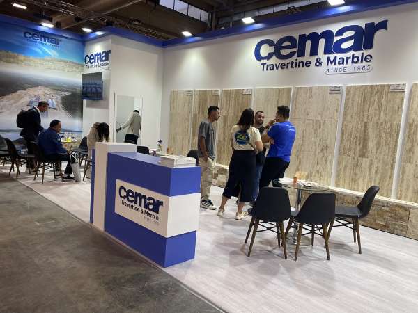 Kula'dan Verona'ya: Cemar Traverten & Mermer'e yoğun ilgi