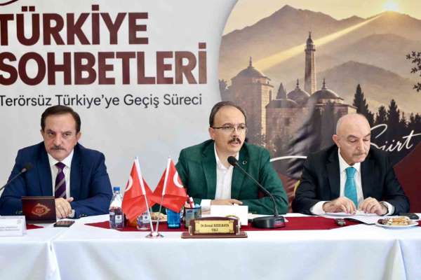 Siirt'te 'Türkiye Sohbetleri: Terörsüz Türkiye'ye Geçiş Süreçleri' paneli
