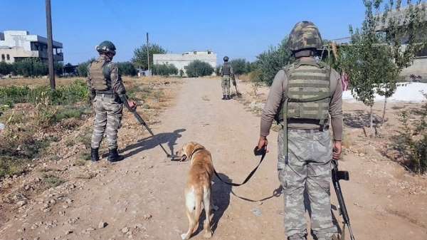 YPG/PKK'lı teröristlerden TSK unsurlarına taciz ateşi 
