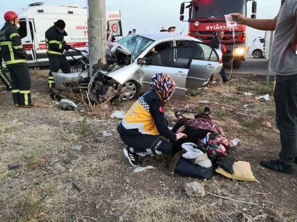 Aksaray'daki sıkışmalı kazada ekipler zamanla yarıştı 