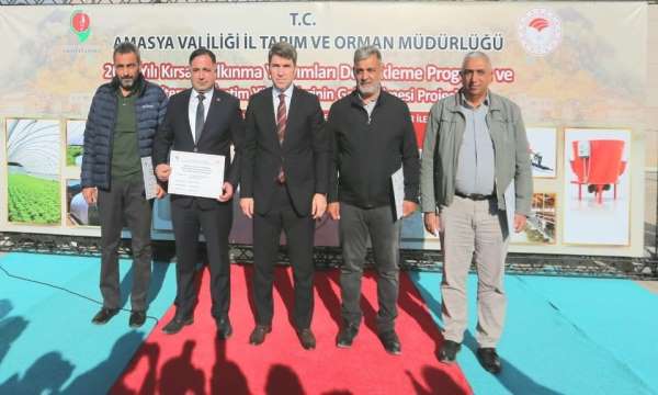 Amasya'da çiftçilere sera malzemesi desteği