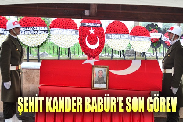 Şehit Kander Babür'e son görev