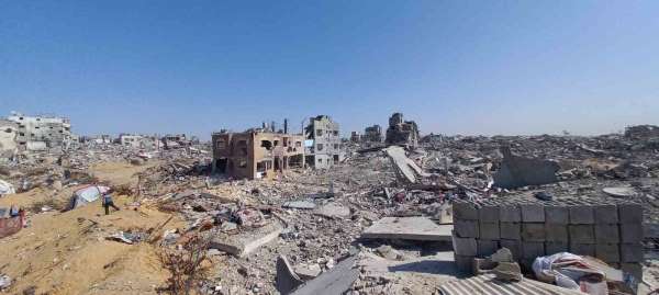 İsrail ordusunun çekildiği Cibaliye'de yıkım gözler önüne serildi