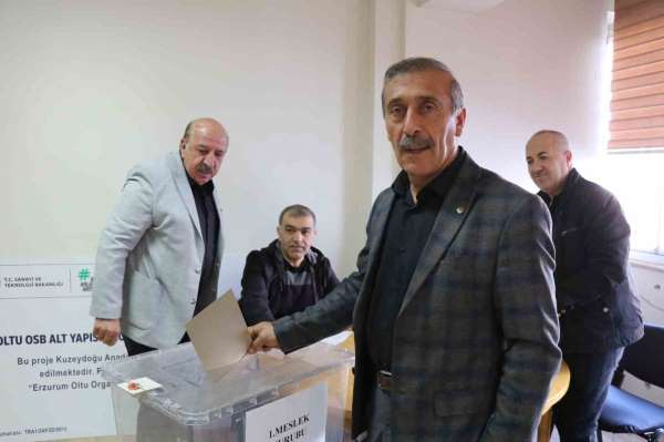 Oltu'da Ticaret ve Sanayi Odası seçimlerini Baki Karaca kazandı