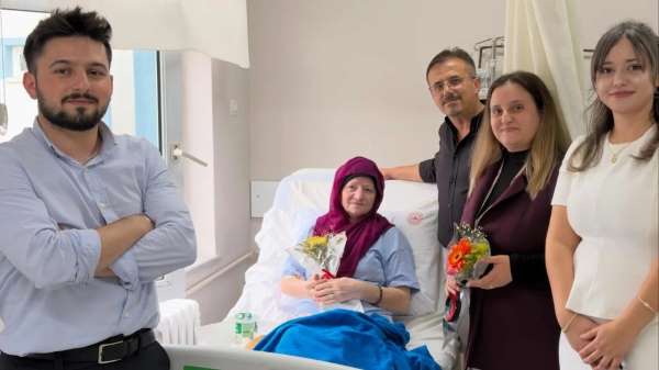 Türkeli'de hastaları gülümseten ziyaret