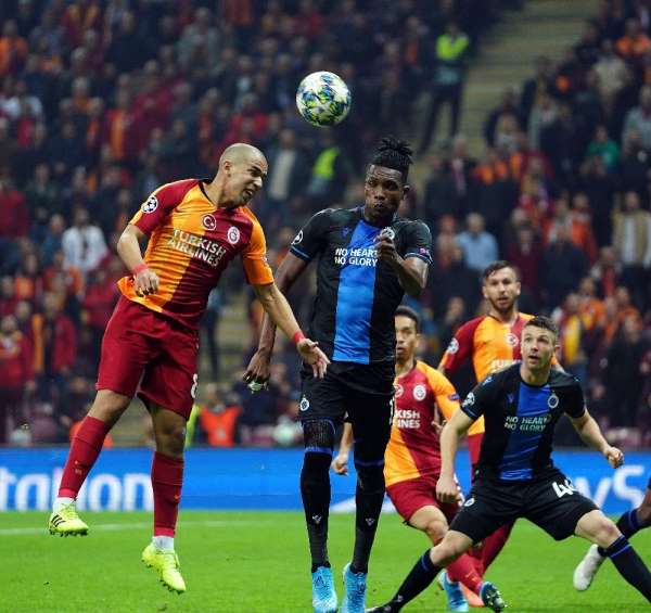 UEFA Şampiyonlar Ligi: Galatasaray: 1 - Club Brugge: 0 (İlk yarı) 