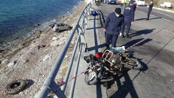 Edremit'te ölümlü trafik kazası 