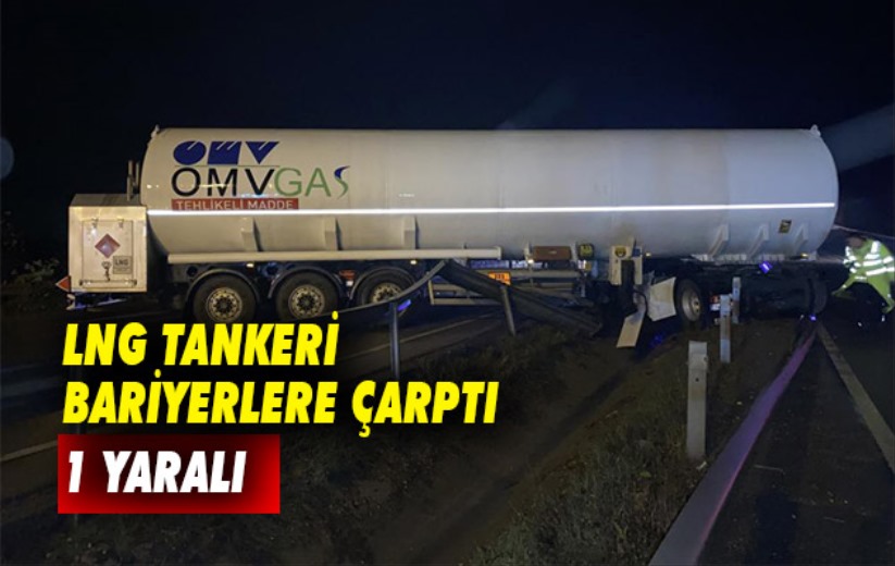 Samsun'da LNG tankeri bariyerlere çarptı: 1 yaralı