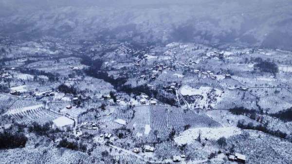 Ordu'dan kar manzaraları