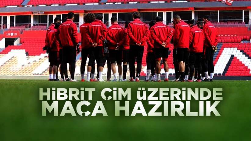 Samsunspor maça hibrit çim üzerinde hazırlandı - Samsunspor maçı haber