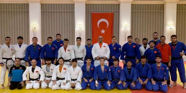 Azerbaycanlı judocularla ortak çalışma 