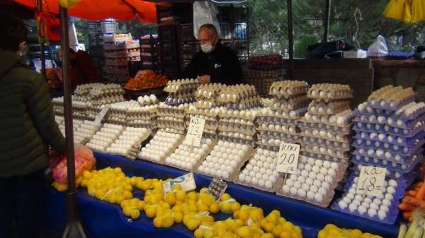 Bursa'da yumurta fiyatları arttı 