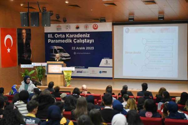 3. Orta Karadeniz Paramedik Çalıştayı 5 üniversiteyi Çorum'da buluşturdu