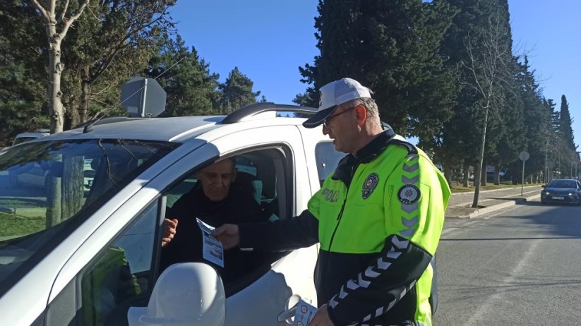 Samsun'da sürücülere 'Bu Yolda Yalnız Değilsiniz' bilgilendirmesi