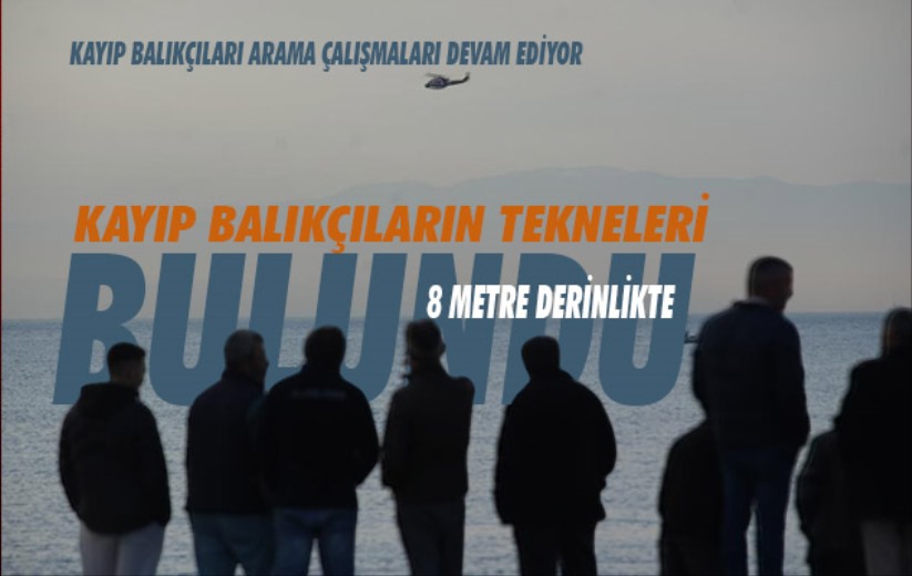 Samsun'da denizde kaybolan balıkçıların teknesi açıkta 8 metre derinlikte bulundu