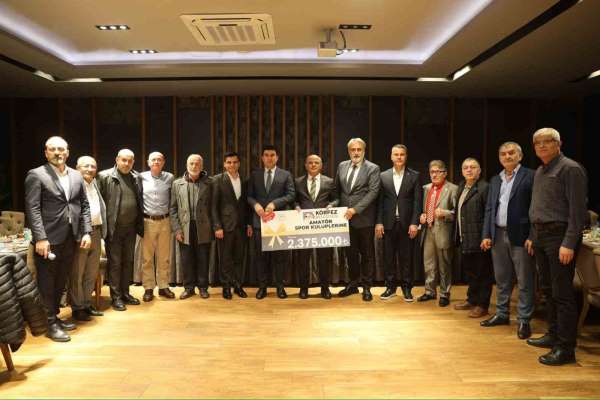 Körfez'de amatör spor kulüplerine 2 milyon 375 bin TL'lik destek