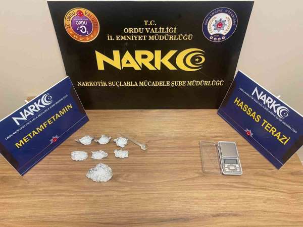 Ordu'da uyuşturucu operasyonlarında 1 tutuklama
