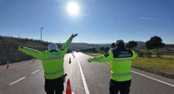 Sinop'ta polis ve jandarma ekiplerinden ortak denetim