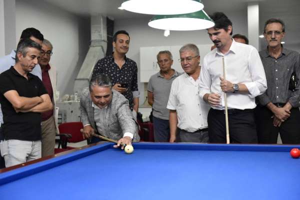 ASSİM'de bilardo spor merkezi açıldı