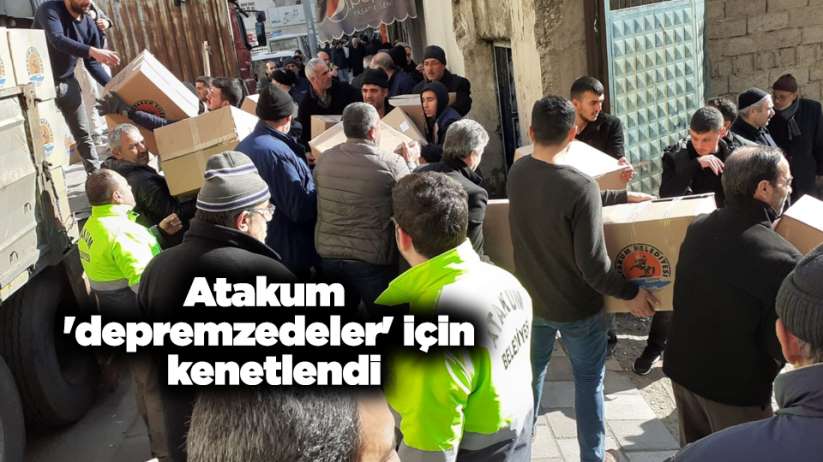 Atakum 'depremzedeler' için seferber oldu
