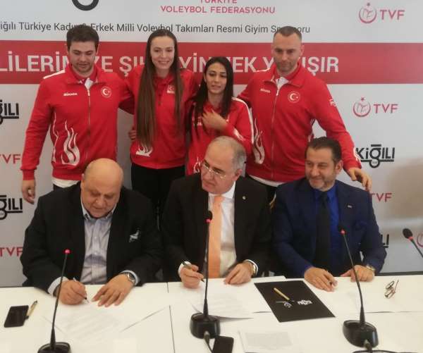 Erkek ve Kadın Voleybol Milli Takımları'na ortak sponsor 