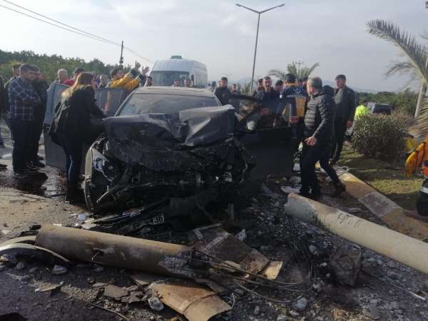 Hatay'da trafik kazası: 5 yaralı 