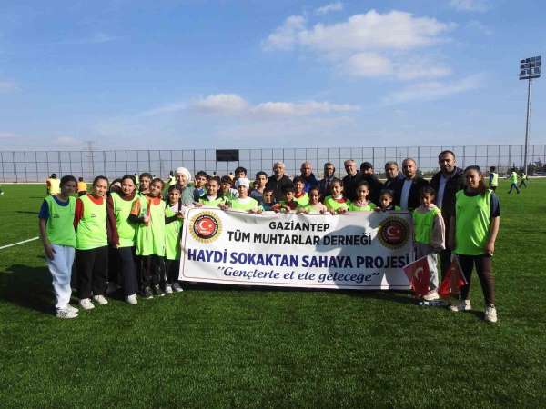 Gaziantep'te 'Haydi sokaktan sahaya' projesi ile geleceğin futbolcuları yetiştirilecek
