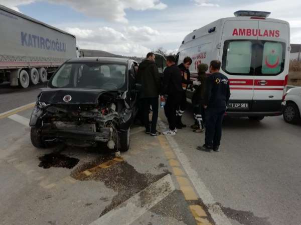 Bilecik'te yaşana trafik kazasında 1 kişi yaralandı 