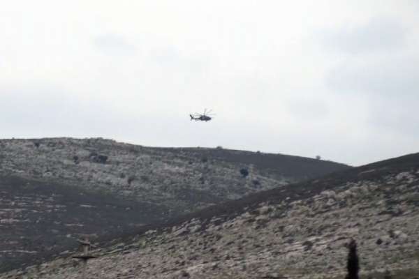 Şehitlerin cenazeleri askeri helikopterle Hatay'a getirildi 