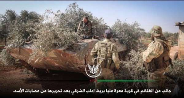 Serakib, Suriye Milli Ordusu'nun kontrolüne geçti 