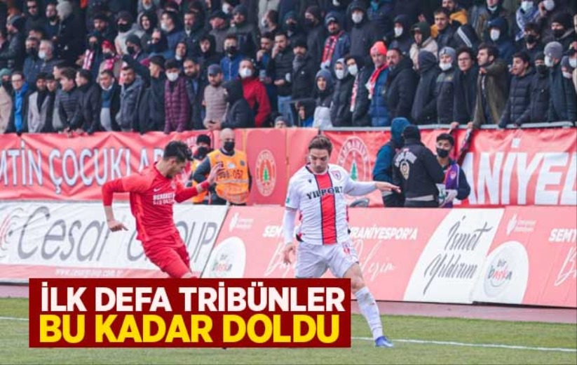 İlk defa tribünler bu kadar doldu