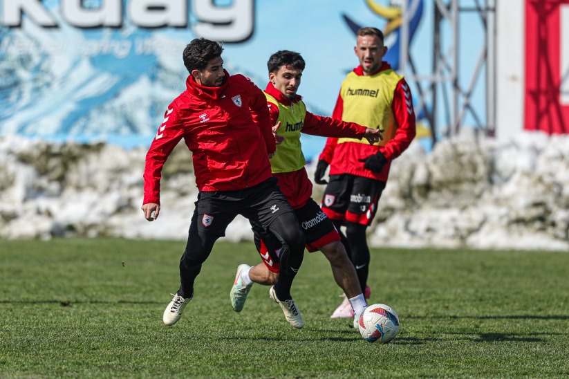 Samsunspor, Göztepe hazırlıklarını sürdürdü