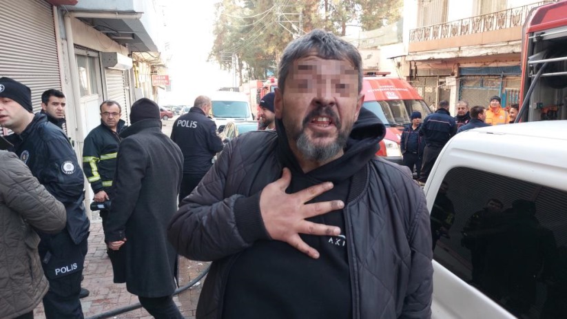 Samsun'da 'Taksicilerin parasını gasp ettiğini' iddia eden şahıs evini ateşe verdi