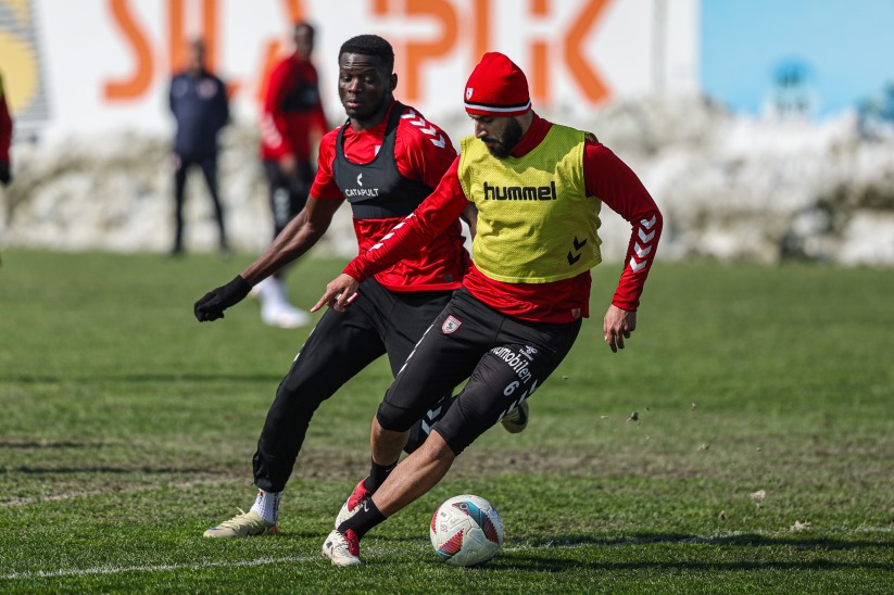 Samsunspor, Göztepe hazırlıklarını sürdürdü