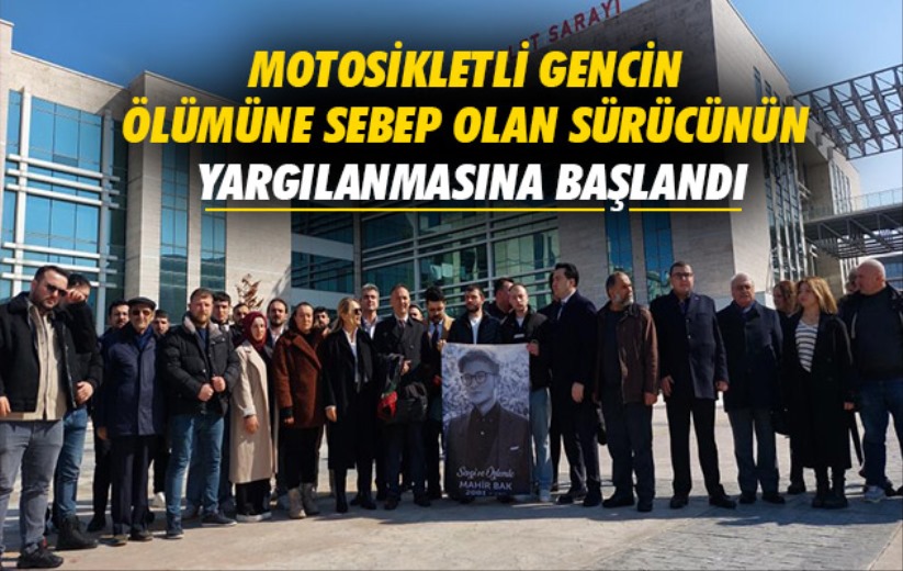 Samsun'da motosikletli gencin ölümüne sebep olan sürücünün yargılanmasına başlandı