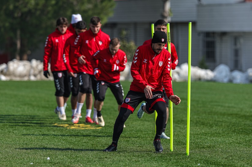 Samsunspor, Göztepe hazırlıklarını sürdürdü