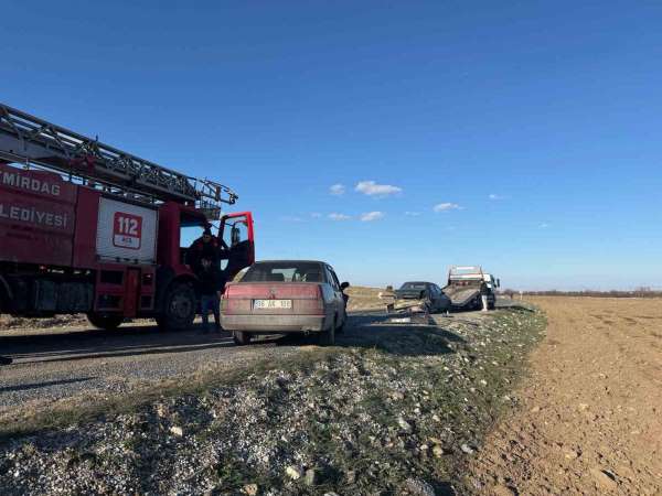 Afyonkarahisar'da kaza 3 yaralı