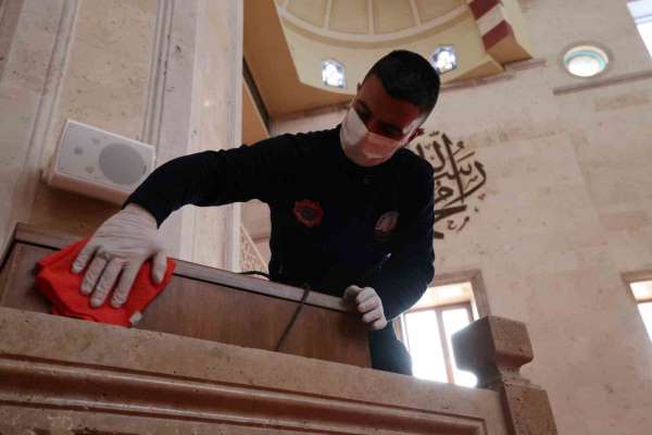 Tokat Belediyesi'nden ramazan öncesi cami temizliği seferberliği