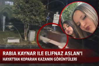 Samsun'da 13 yaşındaki 2 kız çocuğunun öldüğü kazanın görüntüleri ortaya çıktı