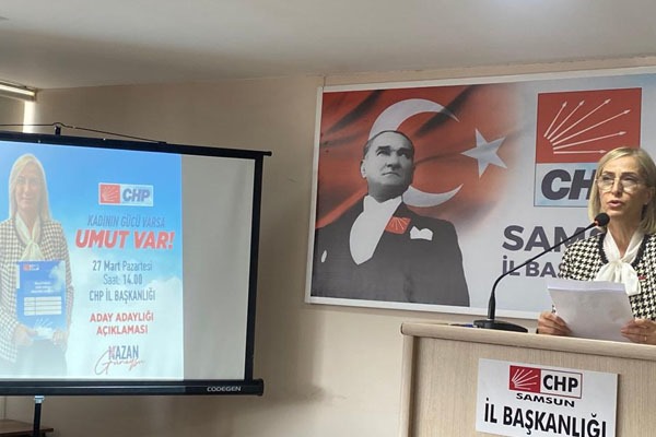 Nazan Güneysu CHP Samsun'dan aday adaylığını açıkladı